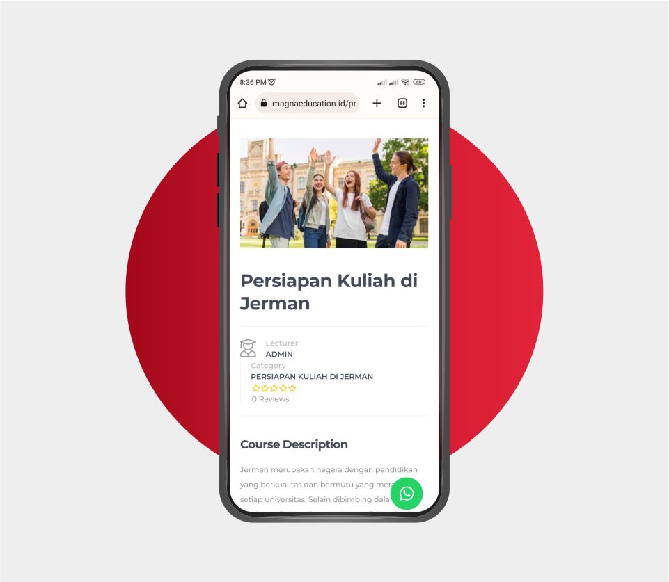 Website Magna Education - Portfolio Qlausa 2
